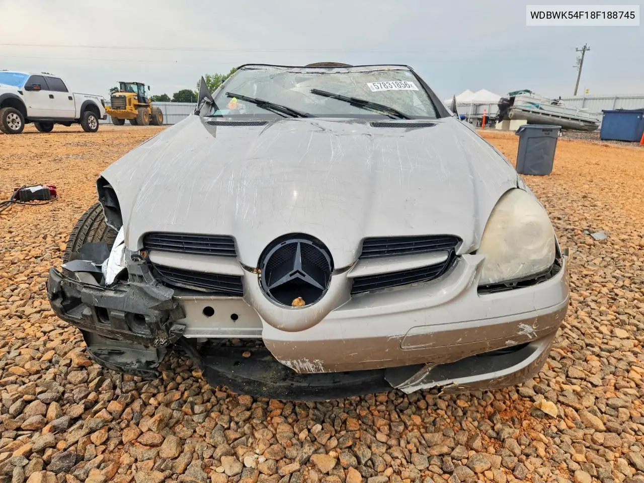 2008 Mercedes-Benz Slk 280 VIN: WDBWK54F18F188745 Lot: 57831856