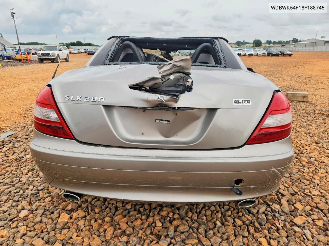 2008 Mercedes-Benz Slk 280 VIN: WDBWK54F18F188745 Lot: 57831856