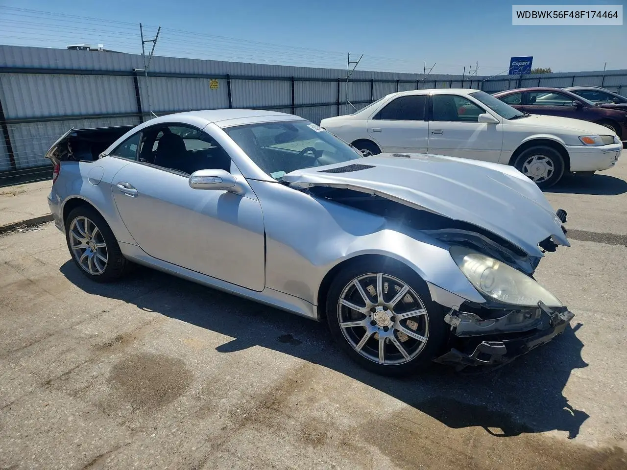 2008 Mercedes-Benz Slk 350 VIN: WDBWK56F48F174464 Lot: 58050146