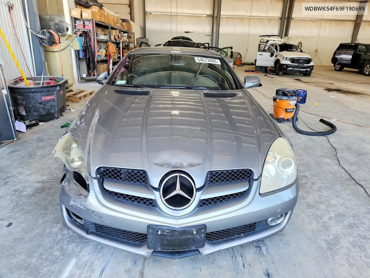 2009 Mercedes-Benz Slk 300 VIN: WDBWK54F69F190699 Lot: 54673406