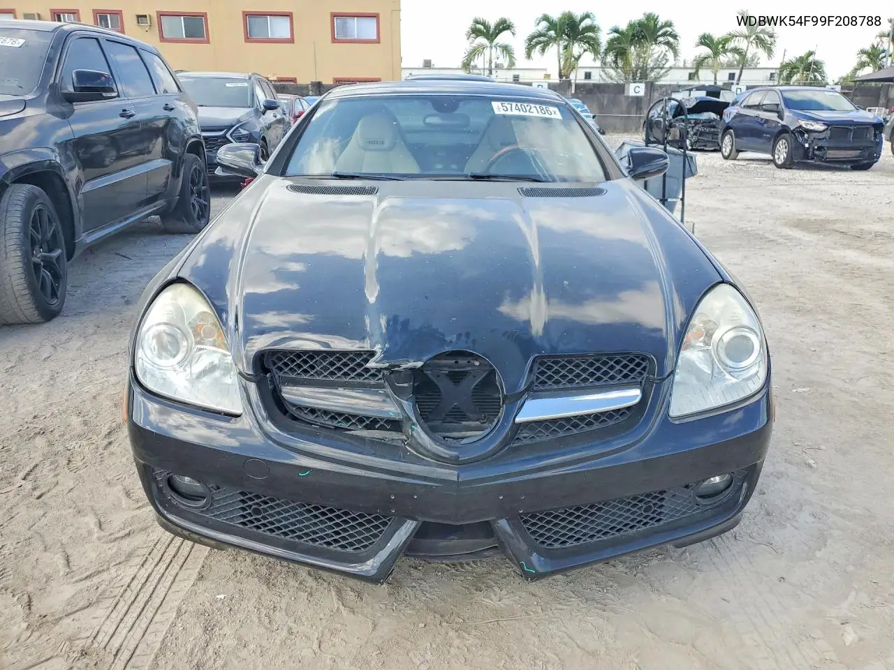 2009 Mercedes-Benz Slk 300 VIN: WDBWK54F99F208788 Lot: 57402186