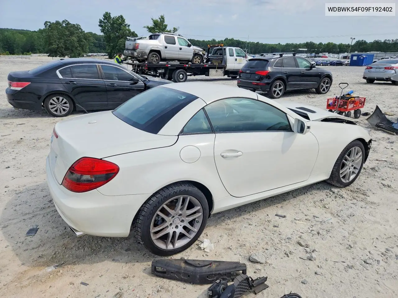 2009 Mercedes-Benz Slk 300 VIN: WDBWK54F09F192402 Lot: 58570006
