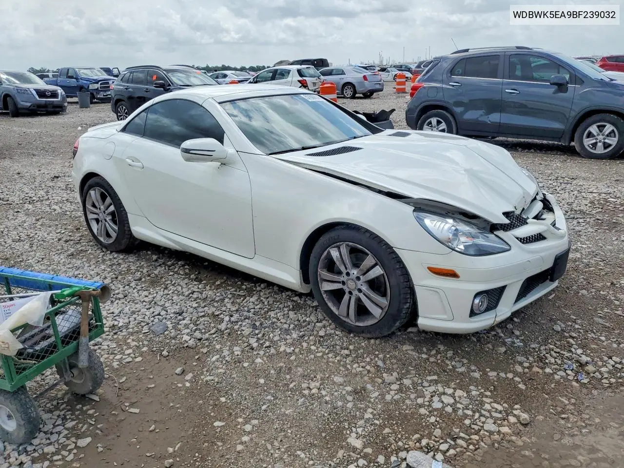 2011 Mercedes-Benz Slk 300 VIN: WDBWK5EA9BF239032 Lot: 57609056
