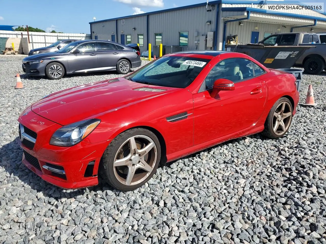 2012 Mercedes-Benz Slk 350 VIN: WDDPK5HA4CF005163 Lot: 48573466