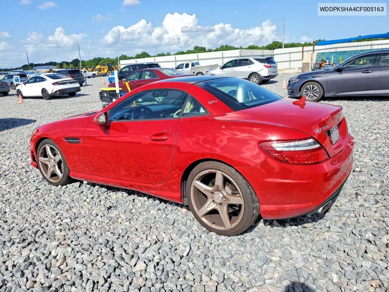 2012 Mercedes-Benz Slk 350 VIN: WDDPK5HA4CF005163 Lot: 48573466