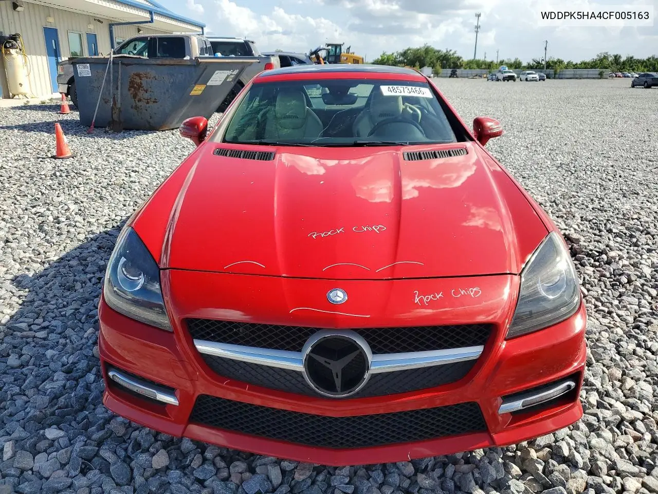 2012 Mercedes-Benz Slk 350 VIN: WDDPK5HA4CF005163 Lot: 48573466