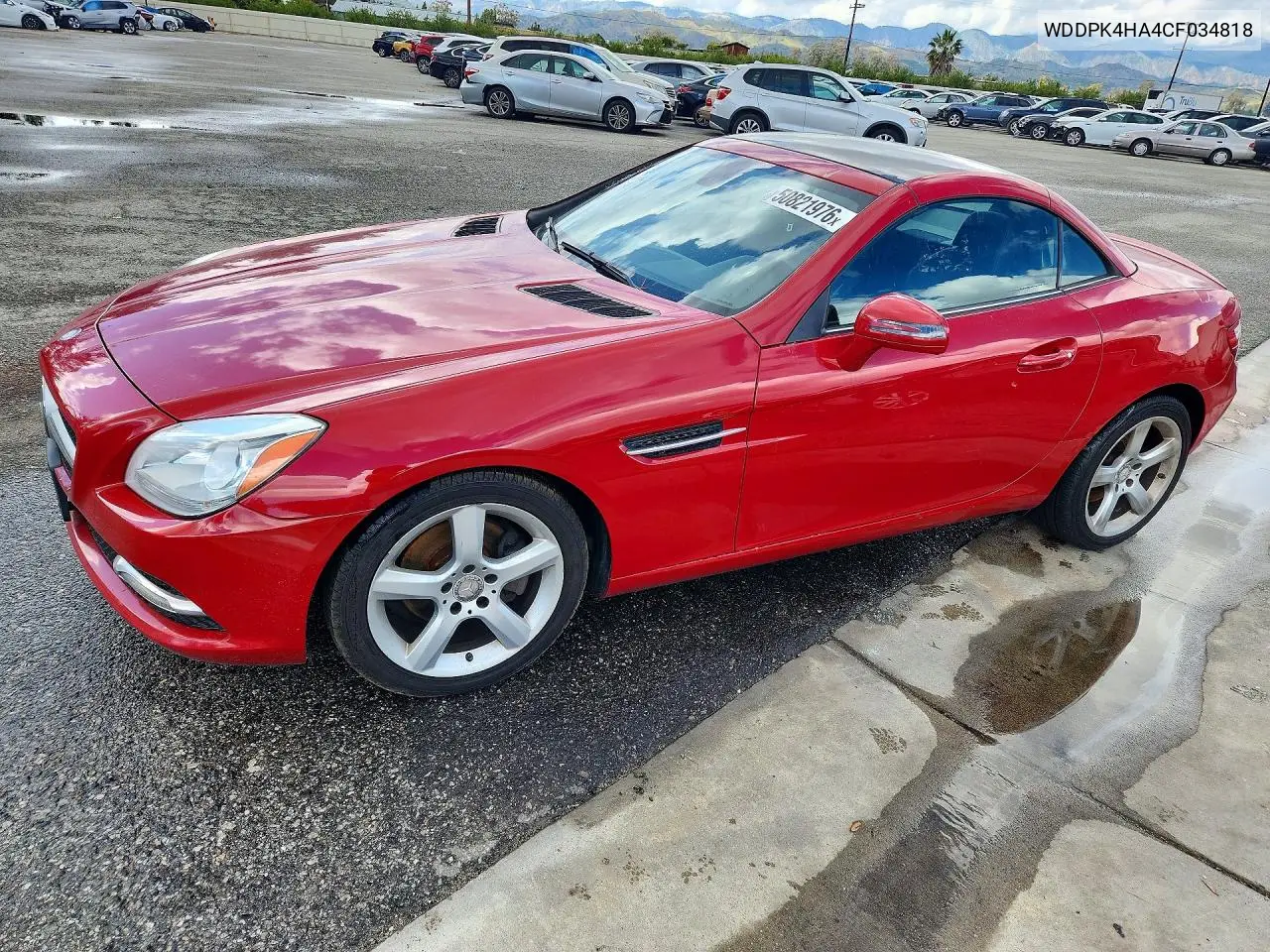 2012 Mercedes-Benz Slk 250 VIN: WDDPK4HA4CF034818 Lot: 50821976