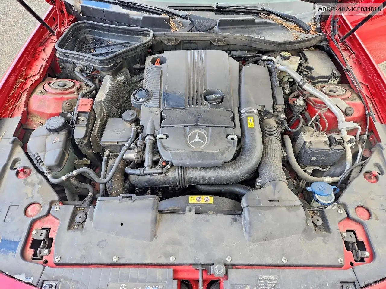 2012 Mercedes-Benz Slk 250 VIN: WDDPK4HA4CF034818 Lot: 50821976