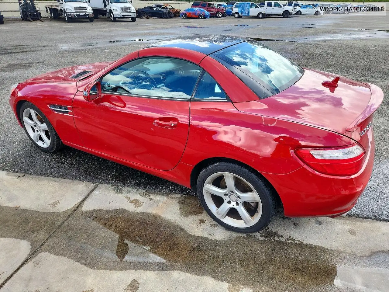 2012 Mercedes-Benz Slk 250 VIN: WDDPK4HA4CF034818 Lot: 50821976