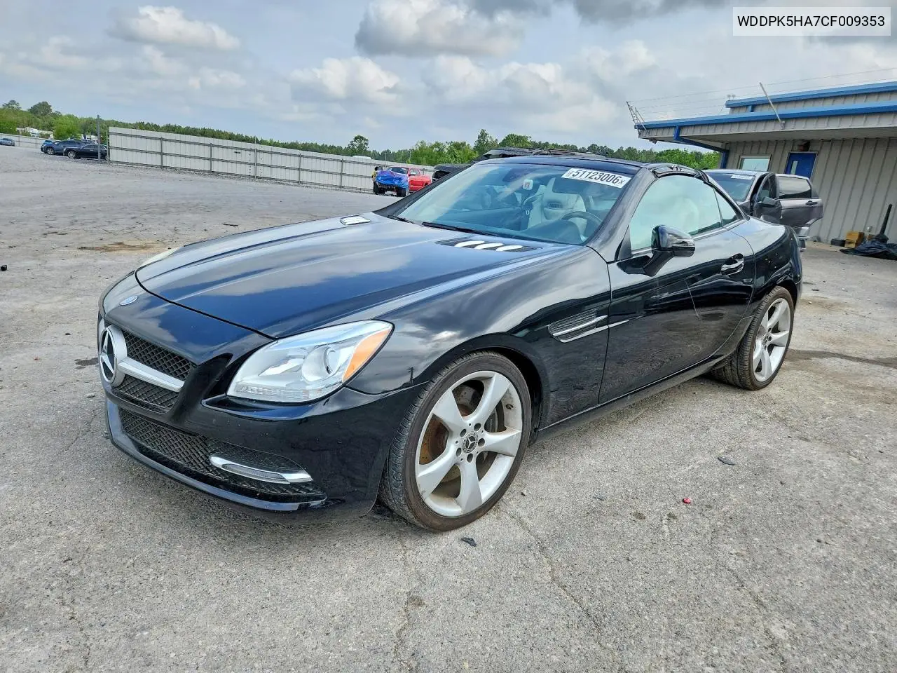 2012 Mercedes-Benz Slk 350 VIN: WDDPK5HA7CF009353 Lot: 51123006