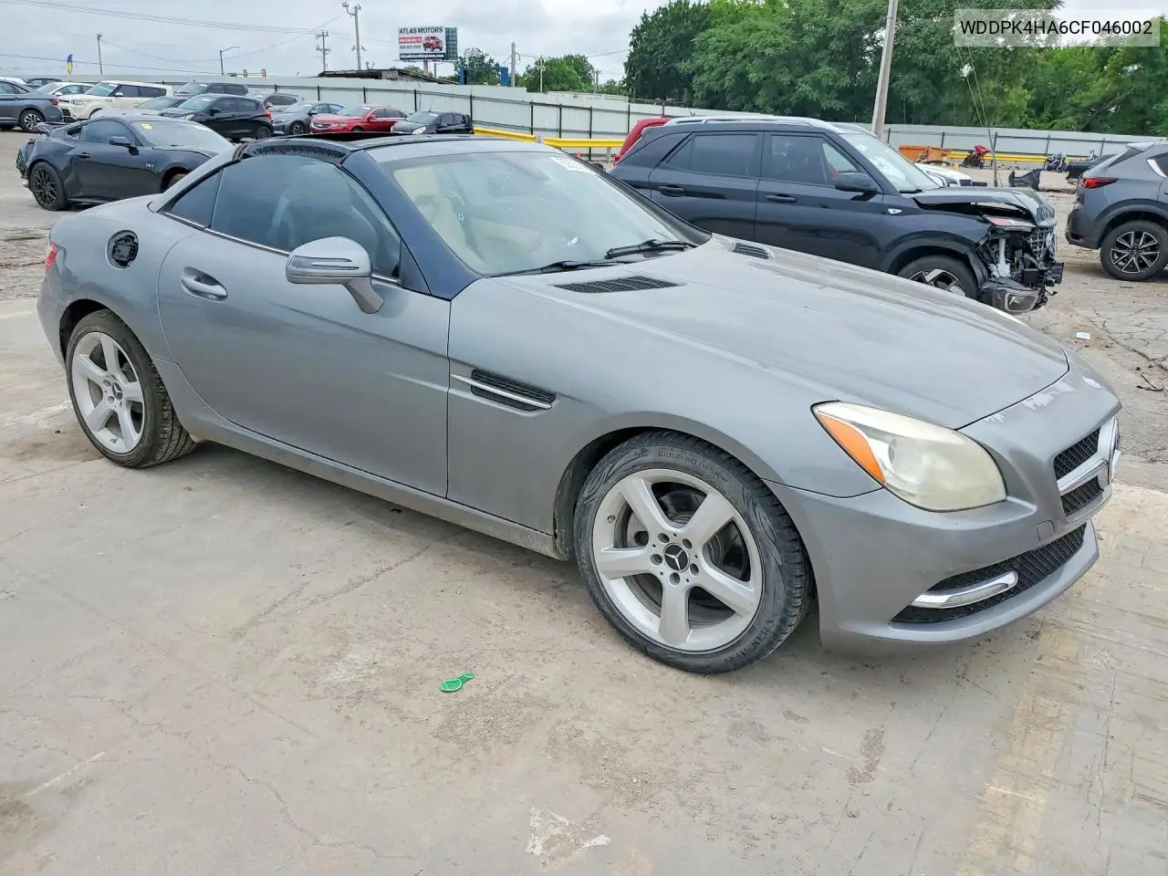 2012 Mercedes-Benz Slk 250 VIN: WDDPK4HA6CF046002 Lot: 55629216