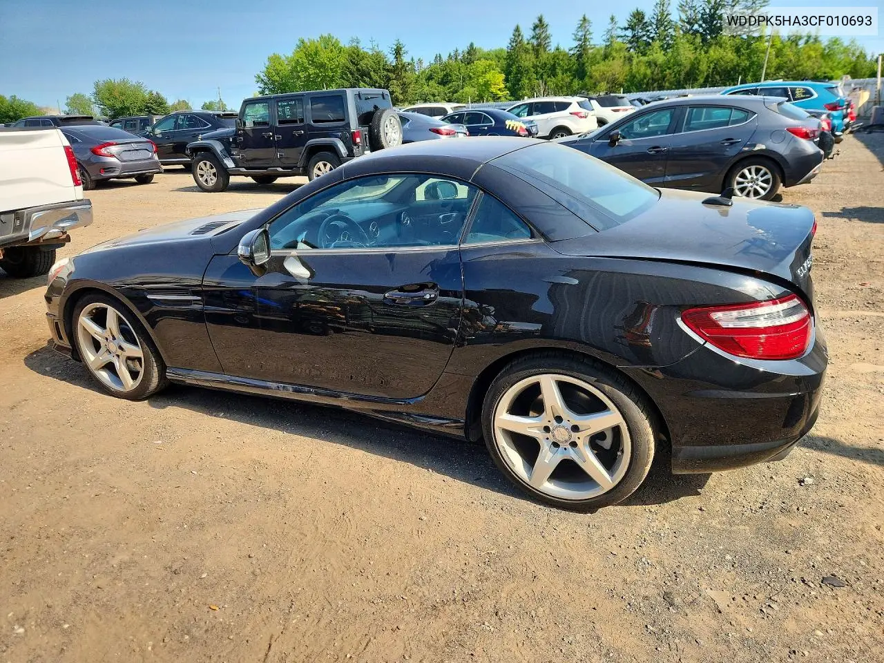 2012 Mercedes-Benz Slk 350 VIN: WDDPK5HA3CF010693 Lot: 59056846
