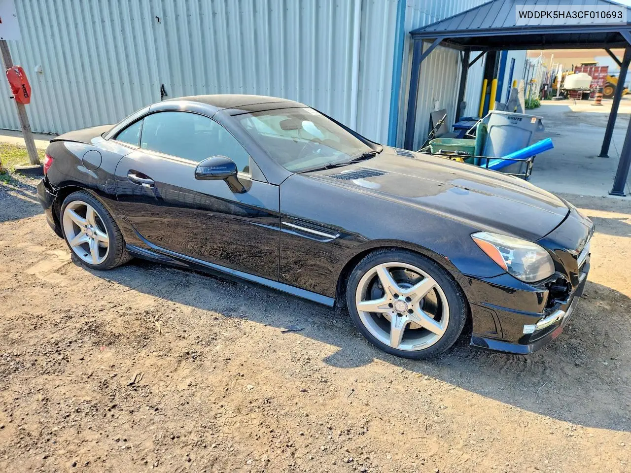 2012 Mercedes-Benz Slk 350 VIN: WDDPK5HA3CF010693 Lot: 59056846