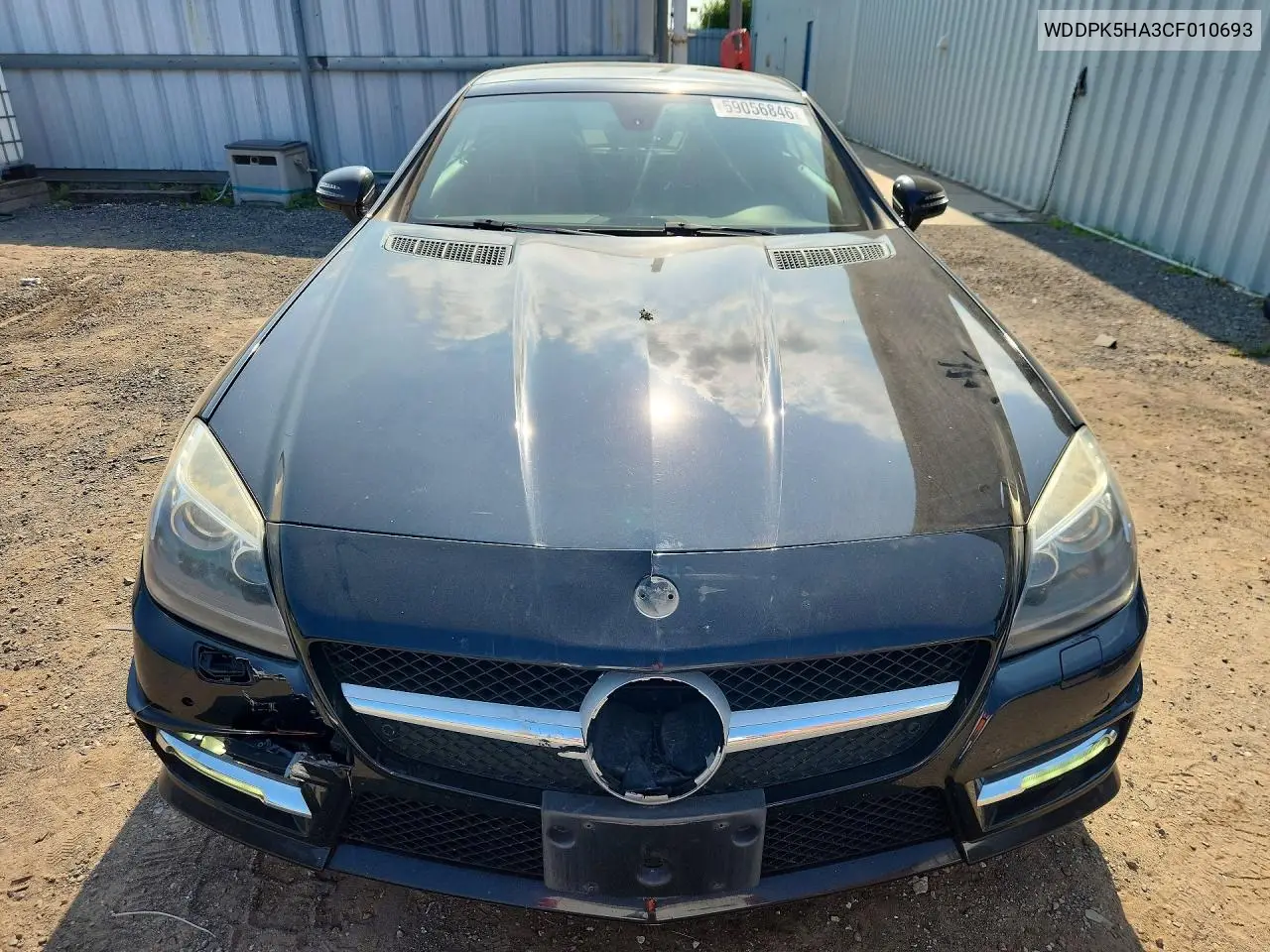 2012 Mercedes-Benz Slk 350 VIN: WDDPK5HA3CF010693 Lot: 59056846