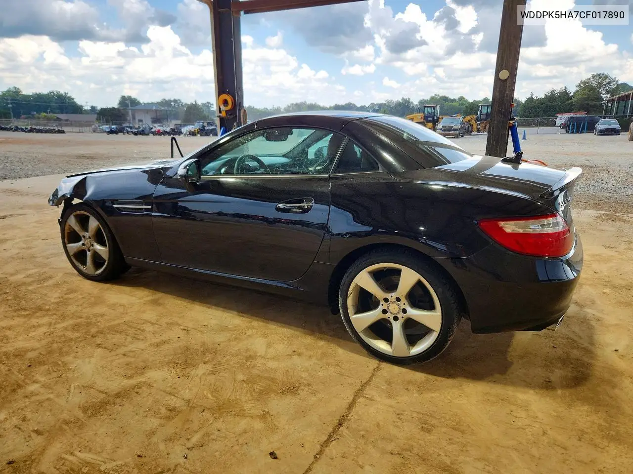 2012 Mercedes-Benz Slk 350 VIN: WDDPK5HA7CF017890 Lot: 59722426