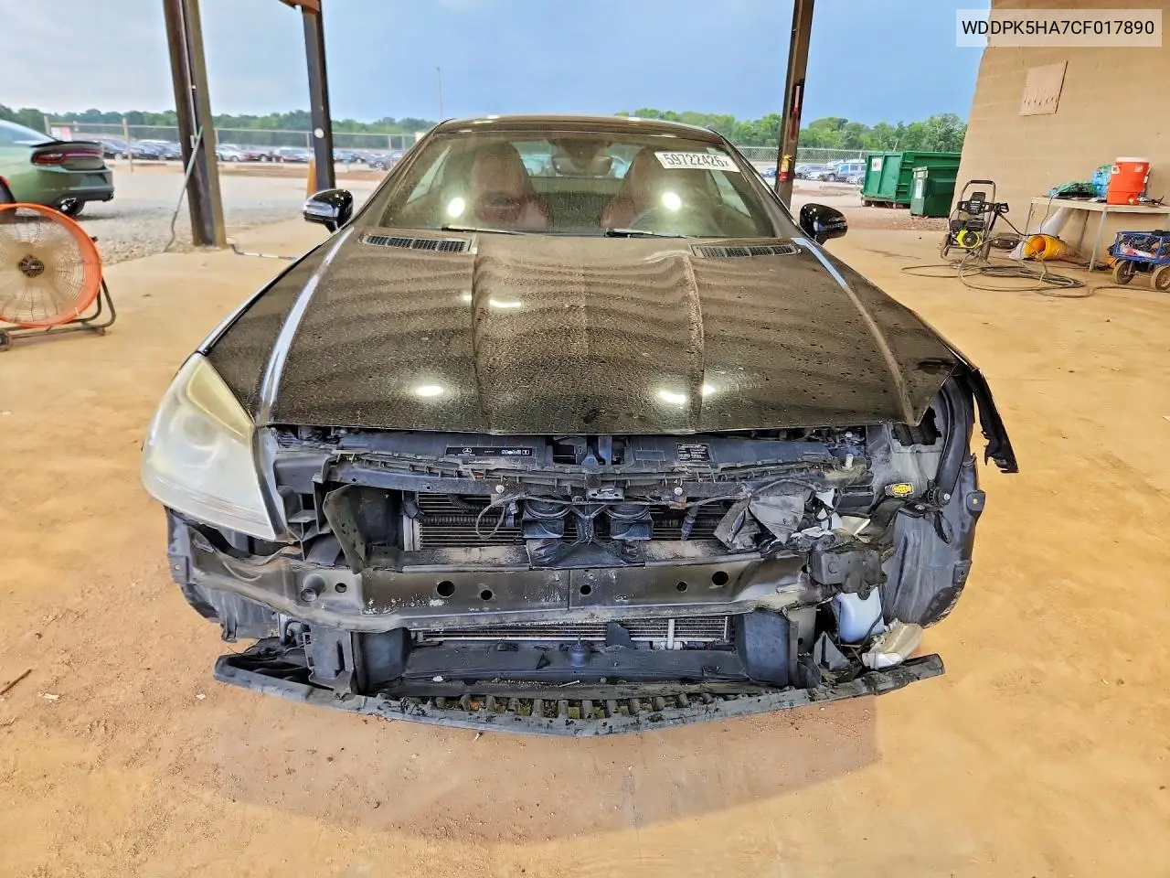 2012 Mercedes-Benz Slk 350 VIN: WDDPK5HA7CF017890 Lot: 59722426