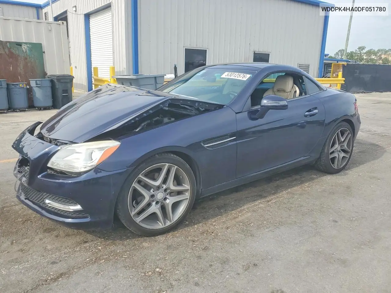 2013 Mercedes-Benz Slk 250 VIN: WDDPK4HA0DF051780 Lot: 53012576