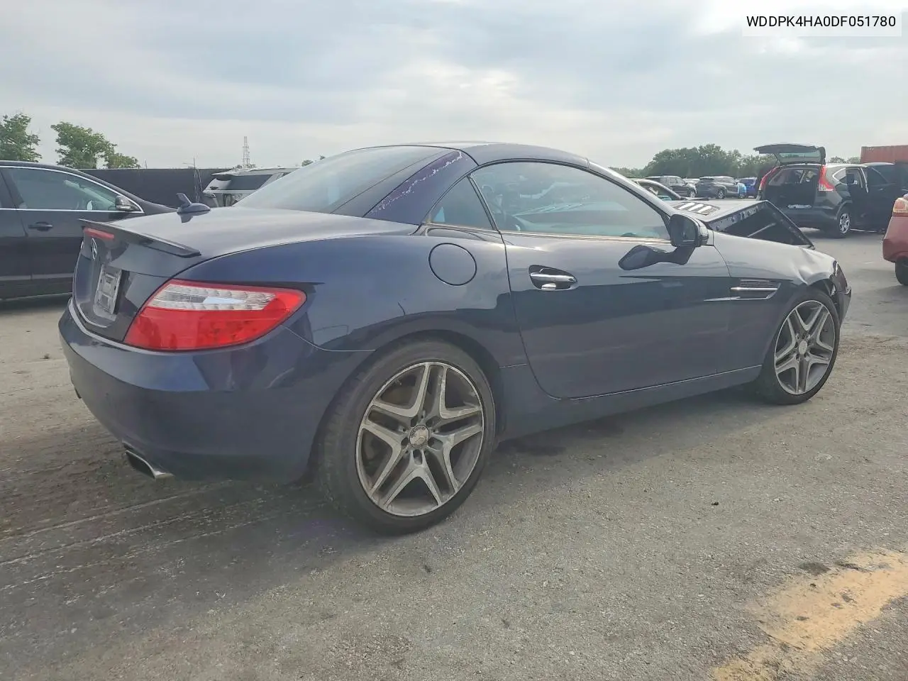 2013 Mercedes-Benz Slk 250 VIN: WDDPK4HA0DF051780 Lot: 53012576