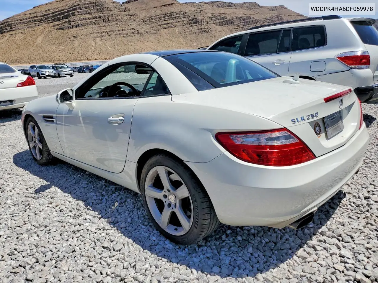 2013 Mercedes-Benz Slk 250 VIN: WDDPK4HA6DF059978 Lot: 55727646