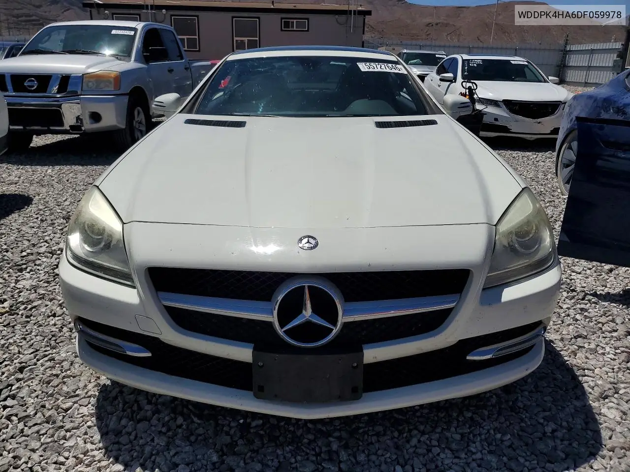 2013 Mercedes-Benz Slk 250 VIN: WDDPK4HA6DF059978 Lot: 55727646