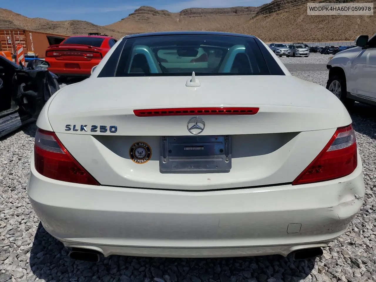 2013 Mercedes-Benz Slk 250 VIN: WDDPK4HA6DF059978 Lot: 55727646