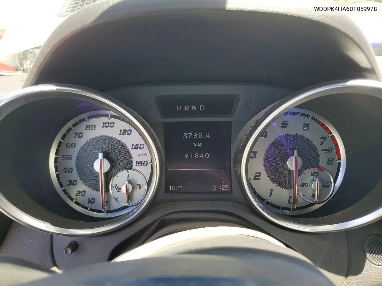 2013 Mercedes-Benz Slk 250 VIN: WDDPK4HA6DF059978 Lot: 55727646