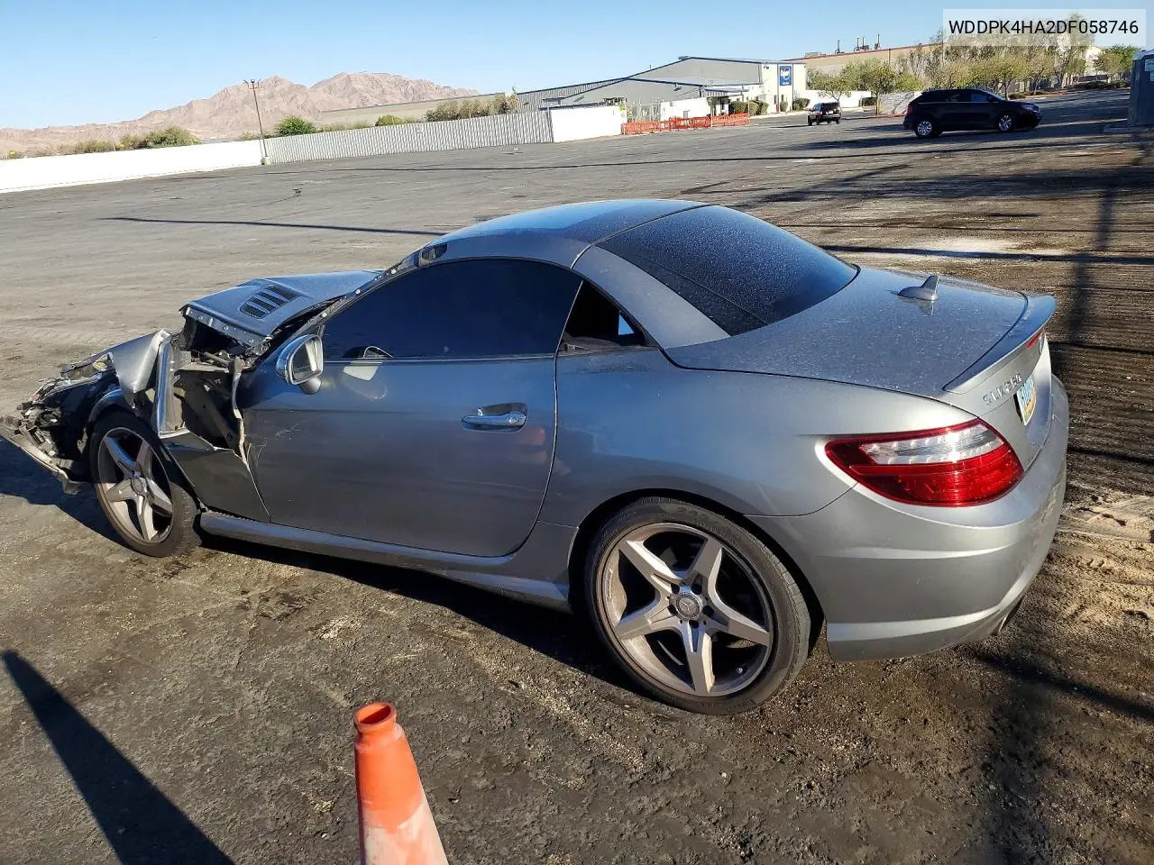 2013 Mercedes-Benz Slk 250 VIN: WDDPK4HA2DF058746 Lot: 59395206