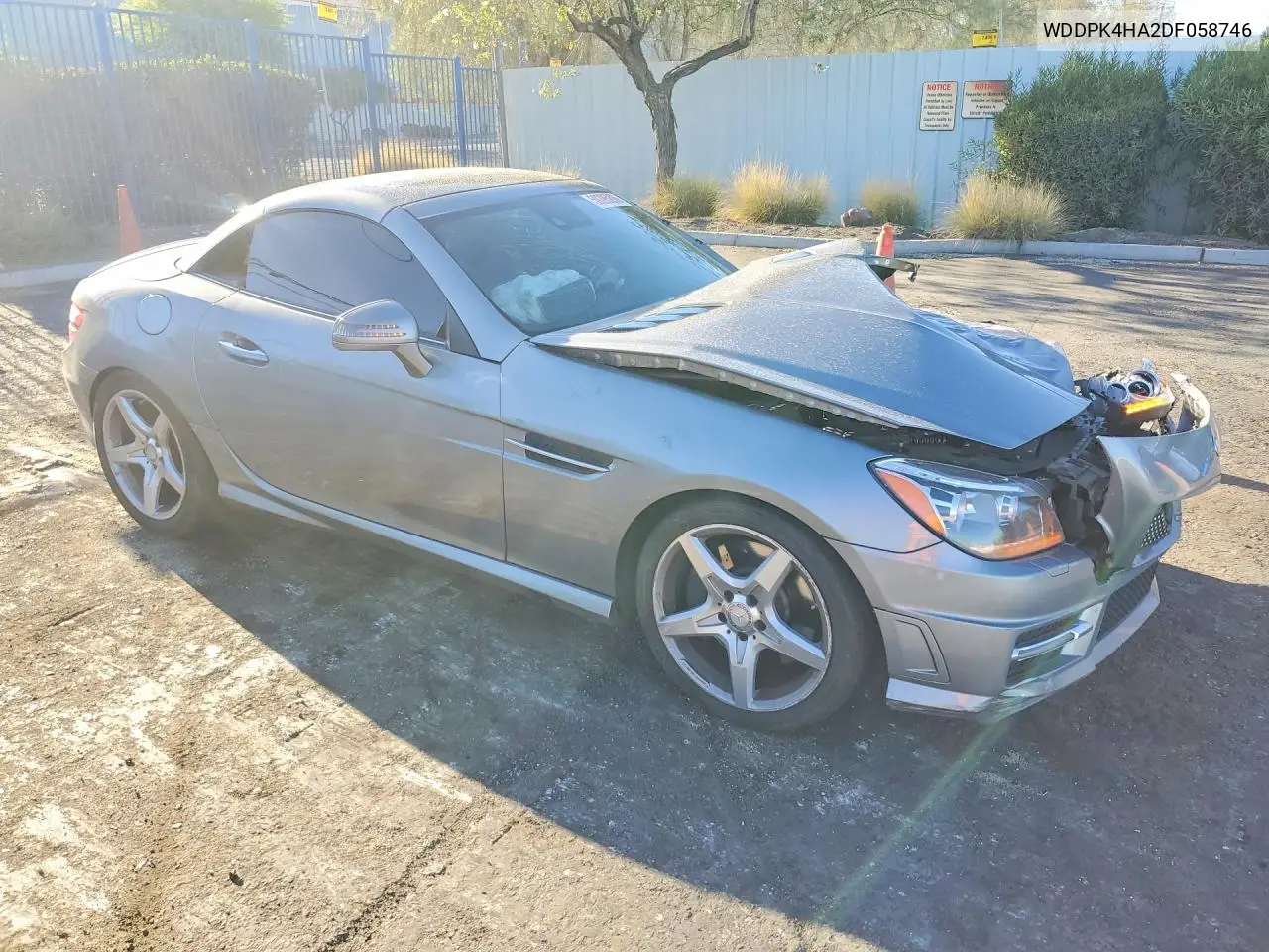 2013 Mercedes-Benz Slk 250 VIN: WDDPK4HA2DF058746 Lot: 59395206