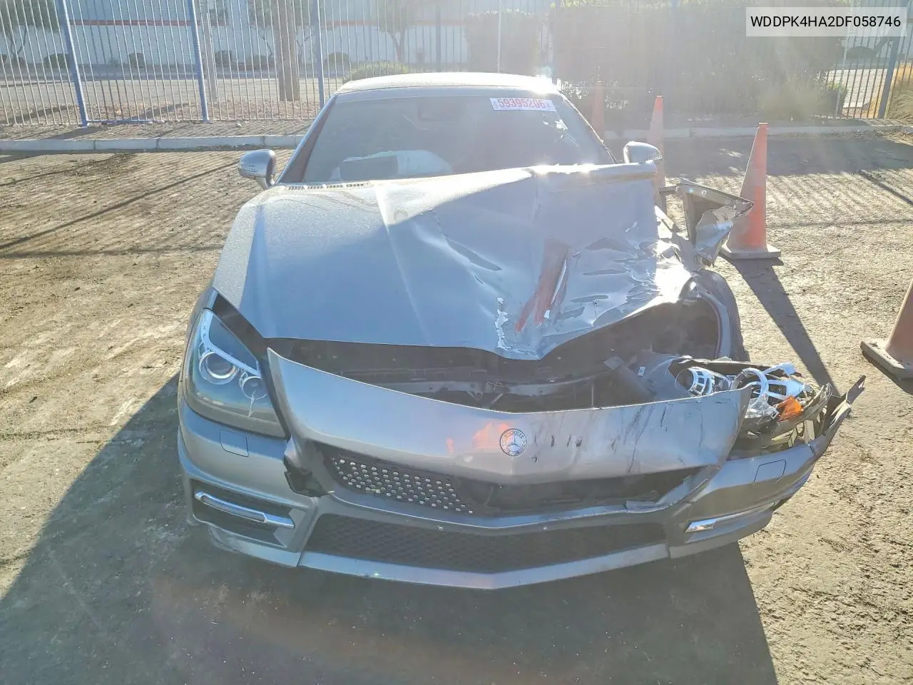 2013 Mercedes-Benz Slk 250 VIN: WDDPK4HA2DF058746 Lot: 59395206