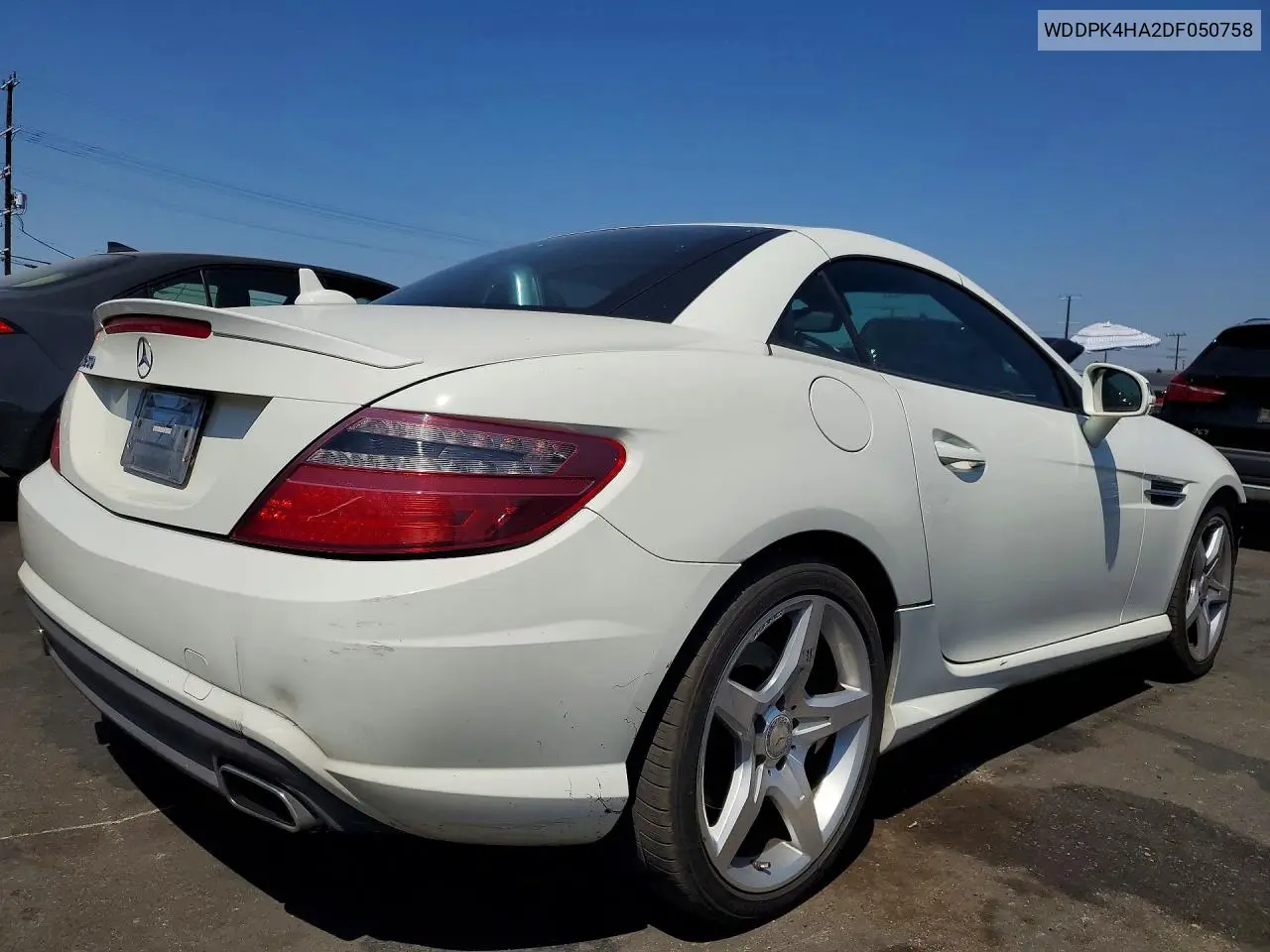 2013 Mercedes-Benz Slk 250 VIN: WDDPK4HA2DF050758 Lot: 61786266