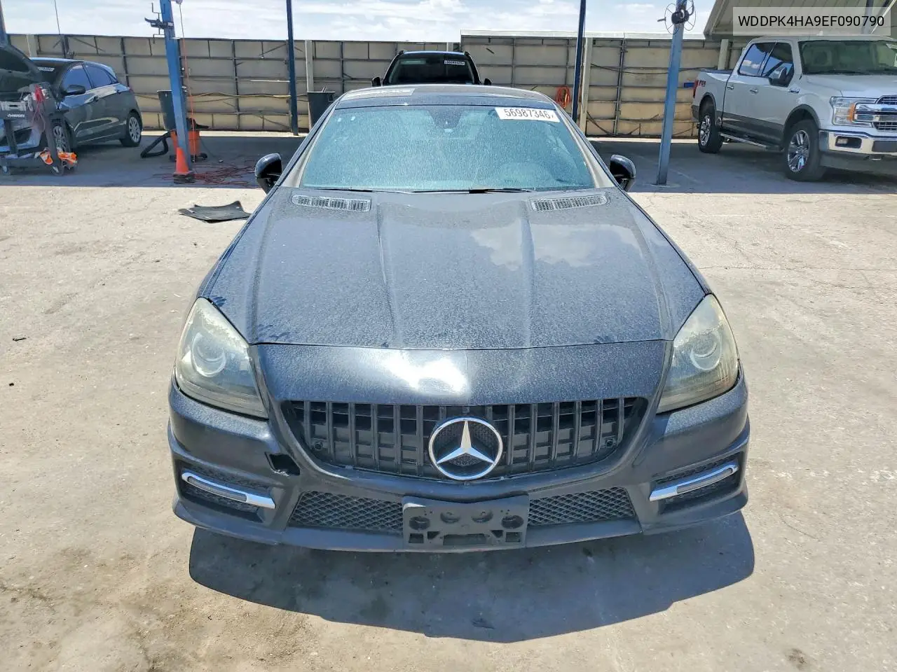 2014 Mercedes-Benz Slk 250 VIN: WDDPK4HA9EF090790 Lot: 56987346