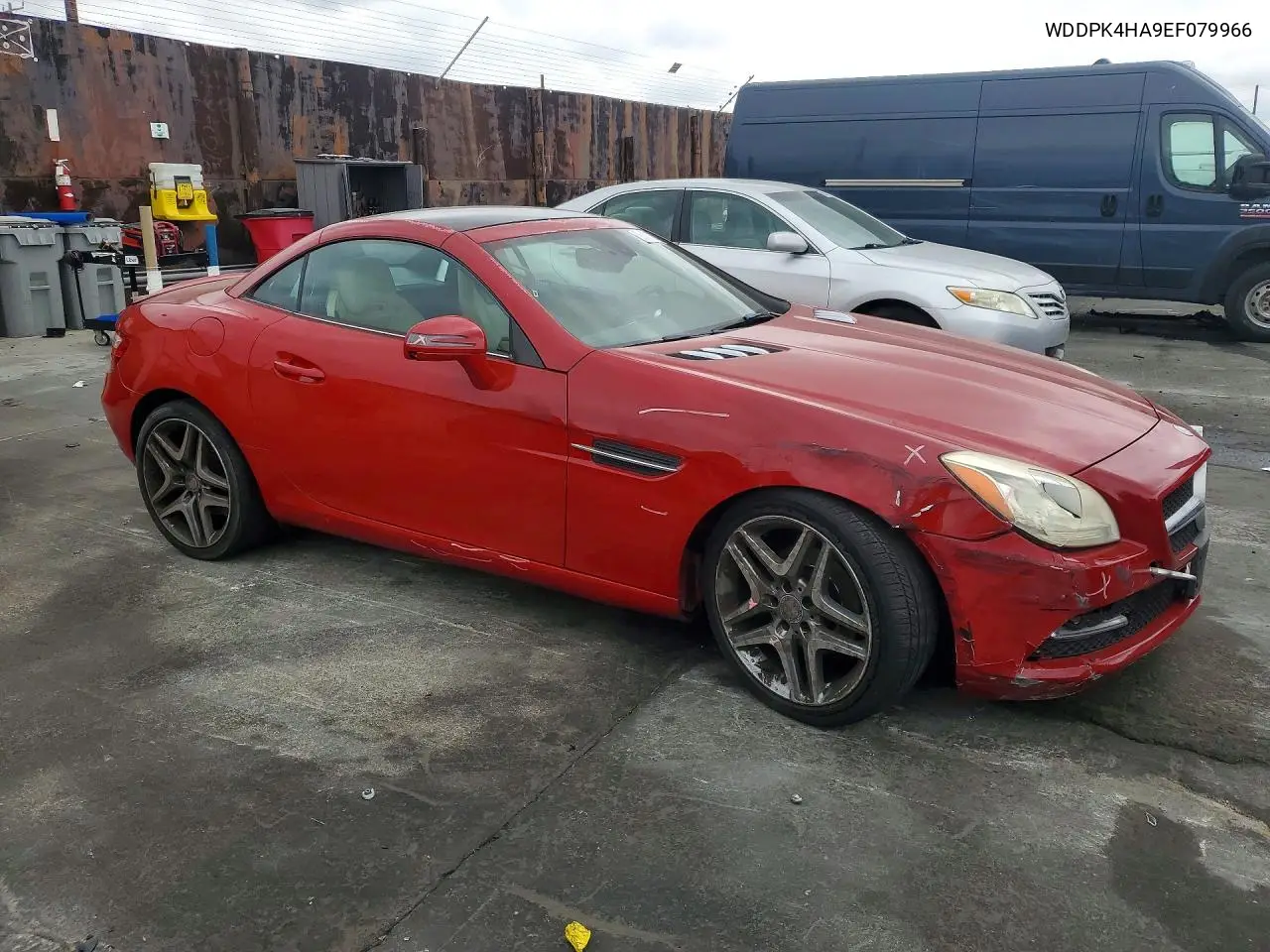 2014 Mercedes-Benz Slk 250 VIN: WDDPK4HA9EF079966 Lot: 58827706