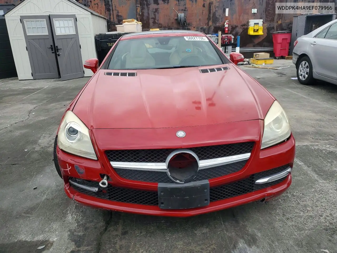 2014 Mercedes-Benz Slk 250 VIN: WDDPK4HA9EF079966 Lot: 58827706