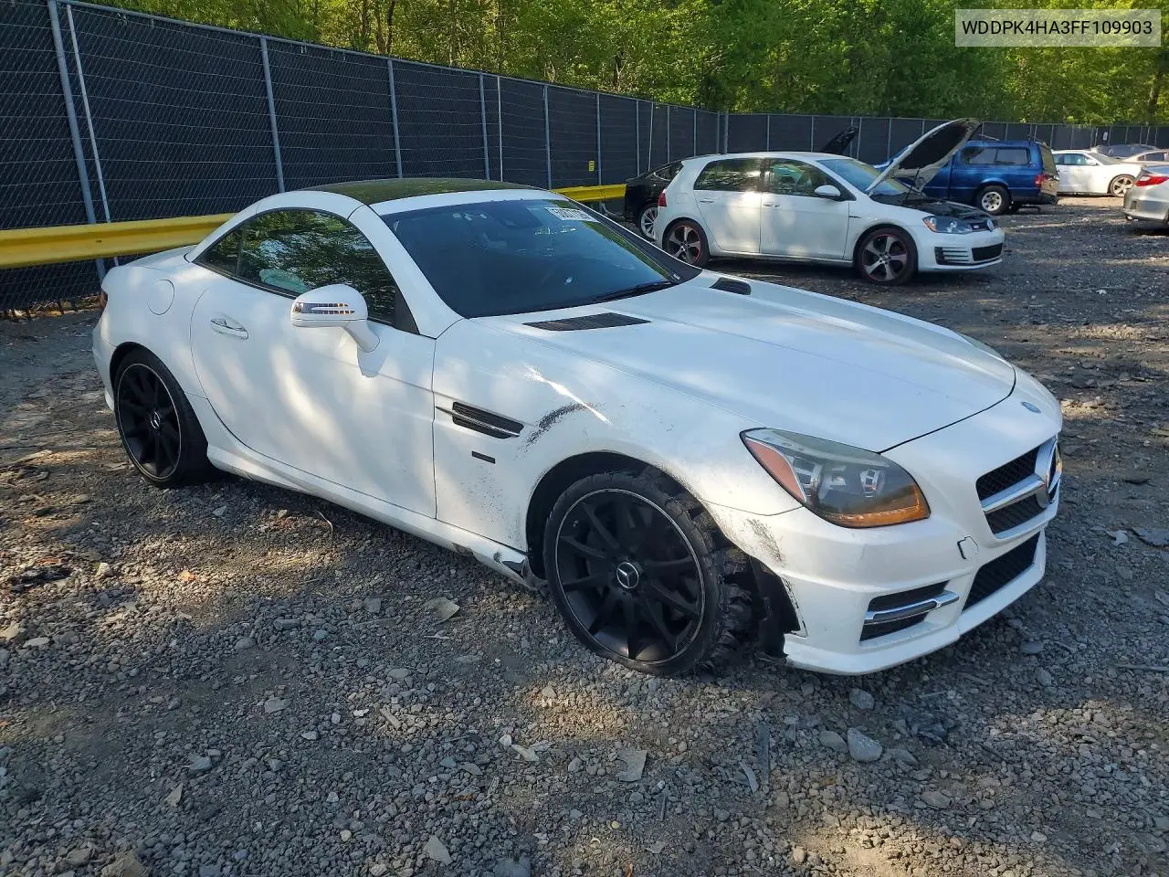 2015 Mercedes-Benz Slk 250 VIN: WDDPK4HA3FF109903 Lot: 50877126
