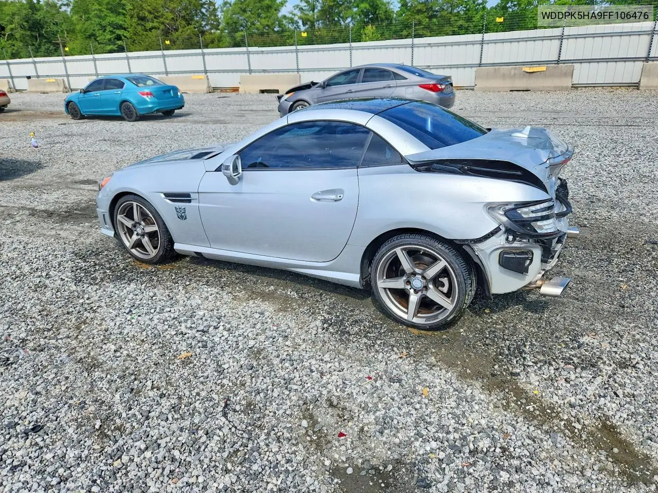 2015 Mercedes-Benz Slk 350 VIN: WDDPK5HA9FF106476 Lot: 56662016