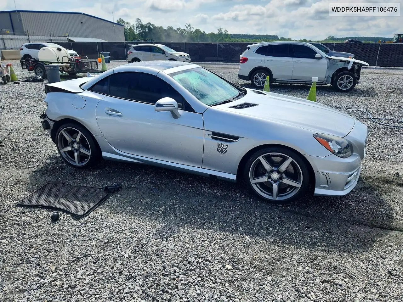 2015 Mercedes-Benz Slk 350 VIN: WDDPK5HA9FF106476 Lot: 56662016