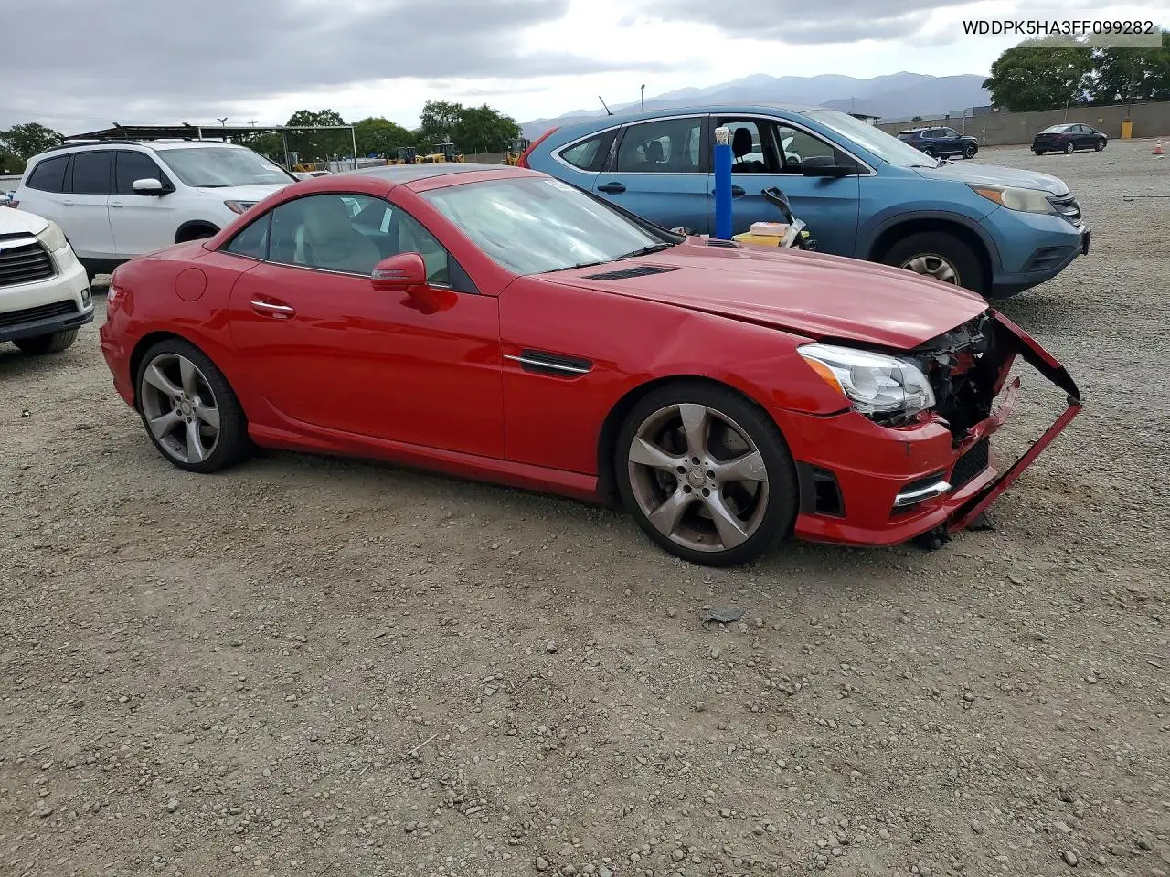 2015 Mercedes-Benz Slk 350 VIN: WDDPK5HA3FF099282 Lot: 85984735