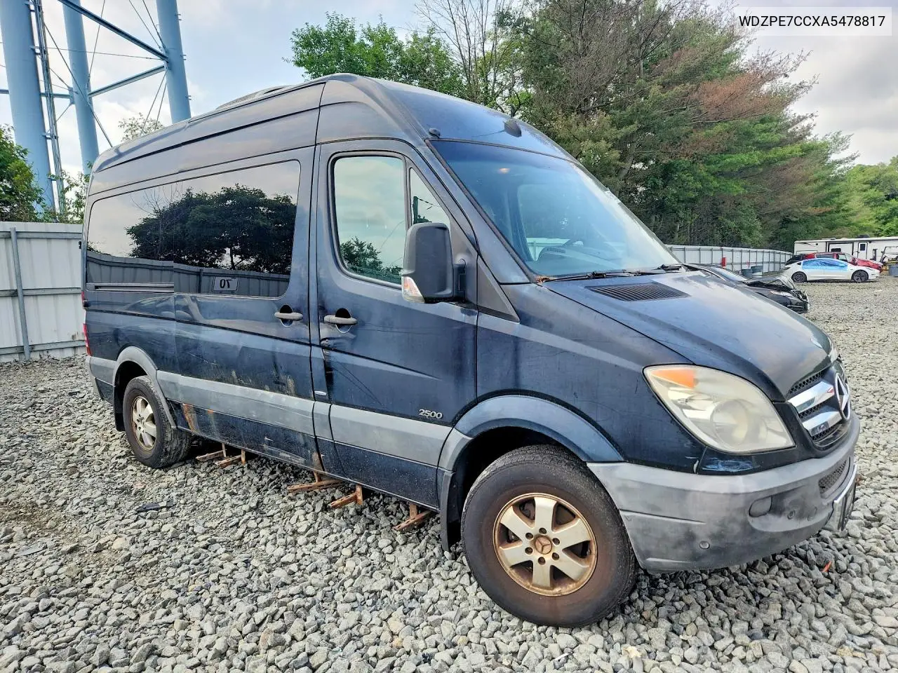 2010 Mercedes-Benz Sprinter 2500 VIN: WDZPE7CCXA5478817 Lot: 58938176