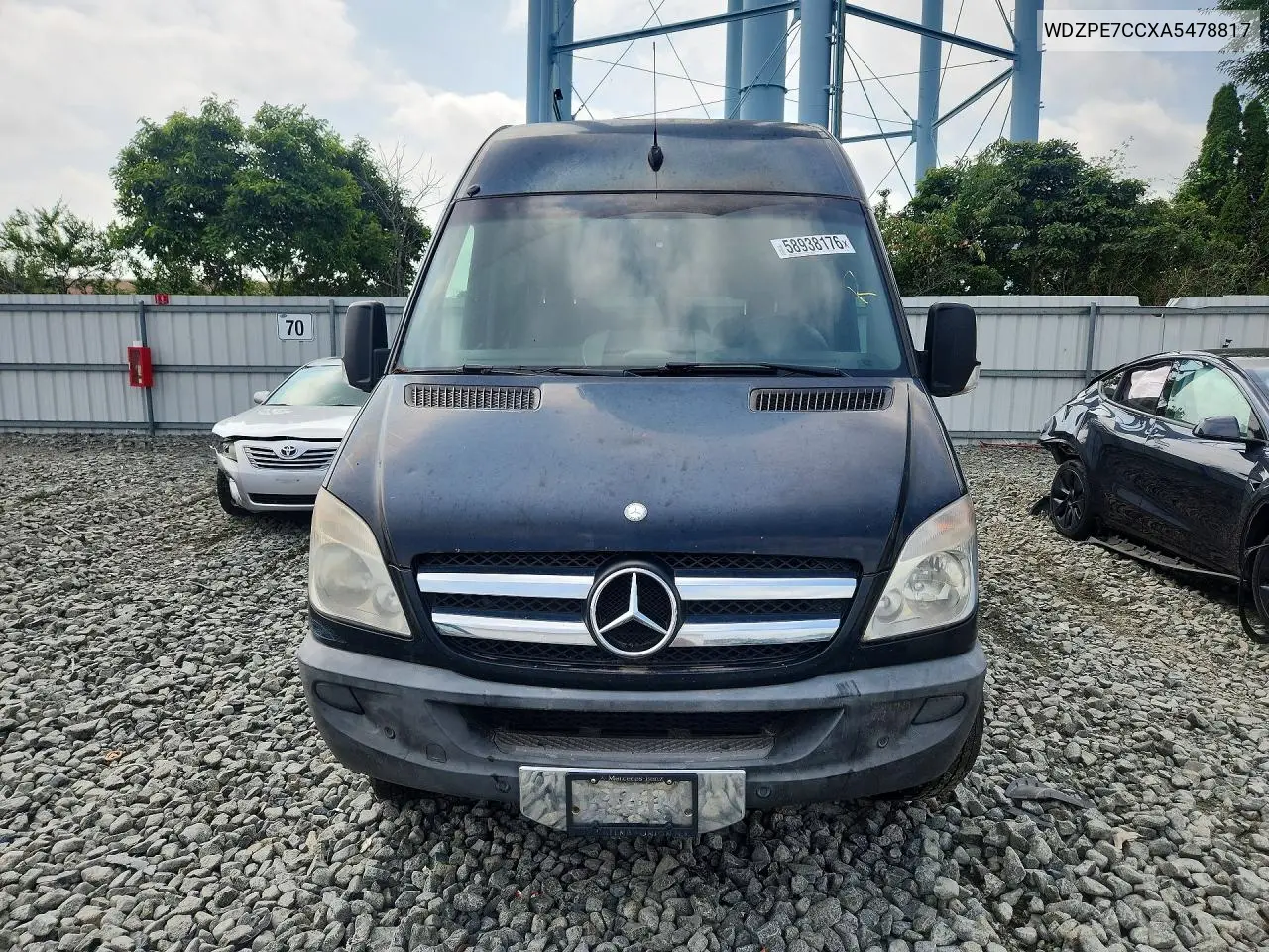 2010 Mercedes-Benz Sprinter 2500 VIN: WDZPE7CCXA5478817 Lot: 58938176