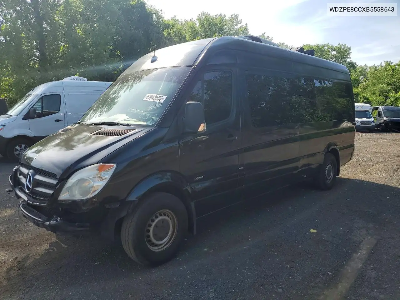 2011 Mercedes-Benz Sprinter 2500 VIN: WDZPE8CCXB5558643 Lot: 57042566