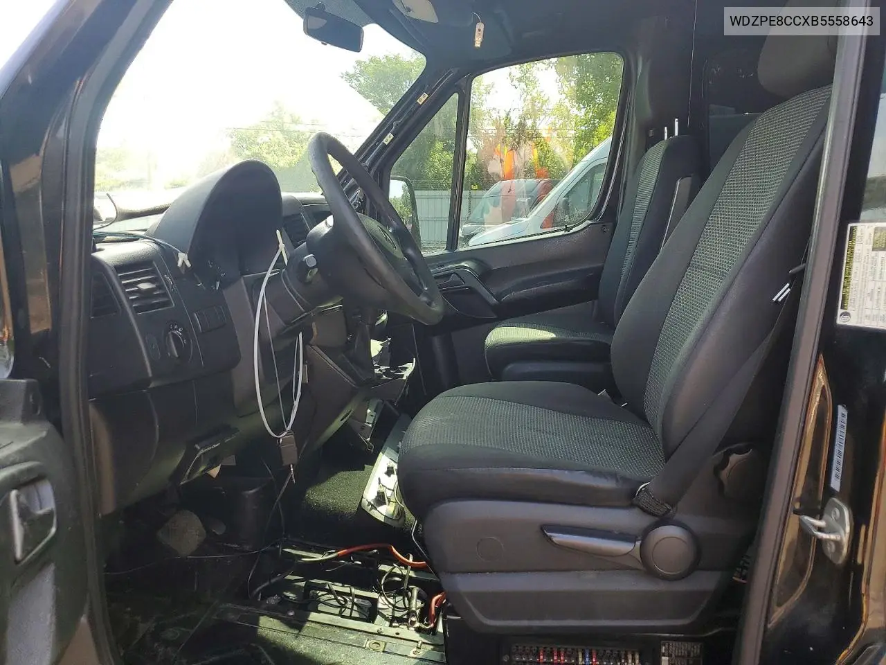 2011 Mercedes-Benz Sprinter 2500 VIN: WDZPE8CCXB5558643 Lot: 57042566