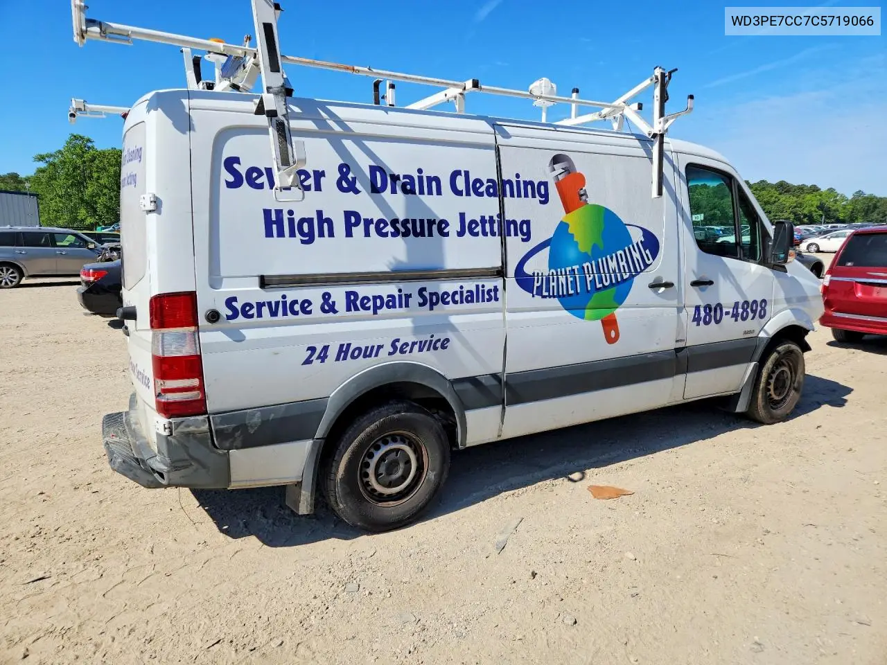 2012 Mercedes-Benz Sprinter 2500 VIN: WD3PE7CC7C5719066 Lot: 55446066
