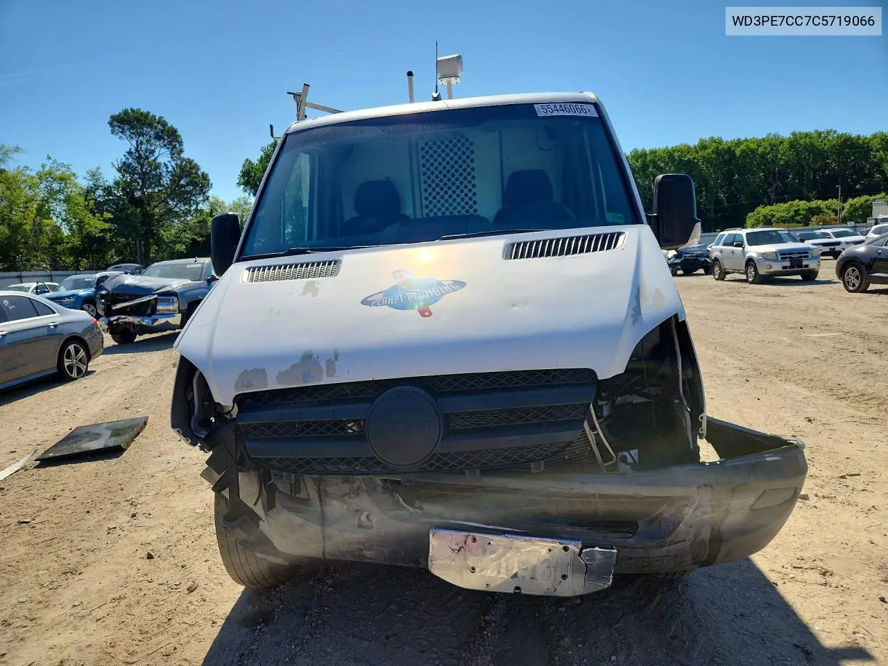 2012 Mercedes-Benz Sprinter 2500 VIN: WD3PE7CC7C5719066 Lot: 55446066