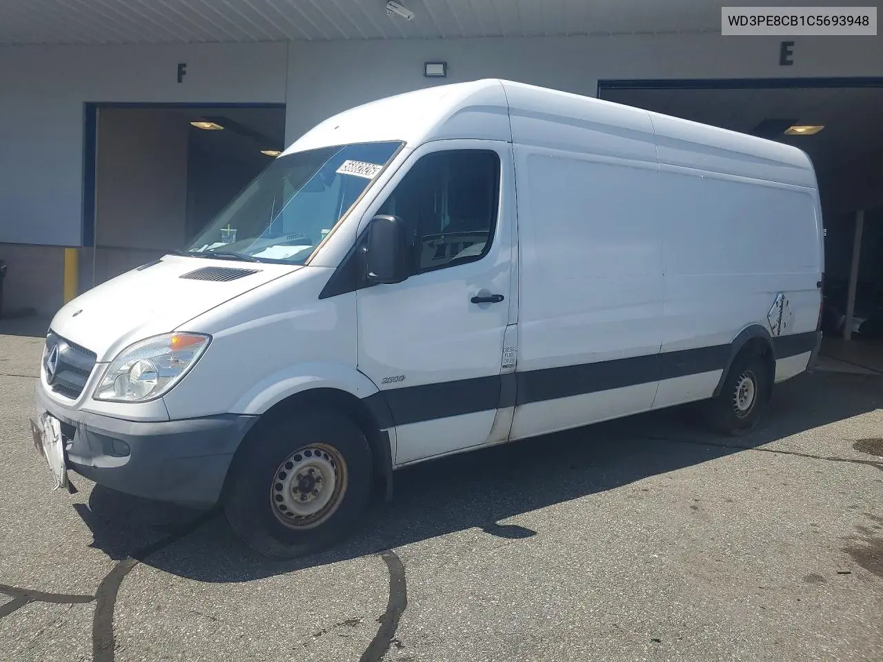 2012 Mercedes Benz Sprinter 2500 VIN: WD3PE8CB1C5693948 Lot: 56882826