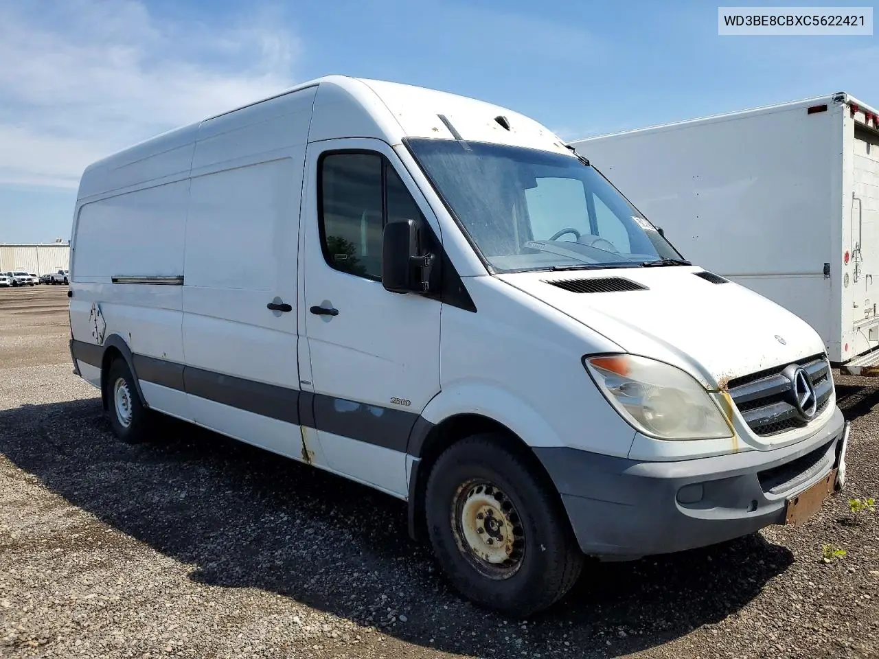 2012 Mercedes-Benz Sprinter 2500 VIN: WD3BE8CBXC5622421 Lot: 57949216