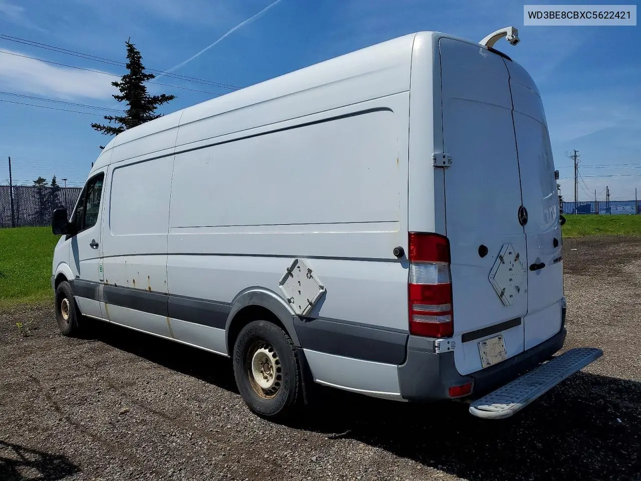 2012 Mercedes-Benz Sprinter 2500 VIN: WD3BE8CBXC5622421 Lot: 57949216