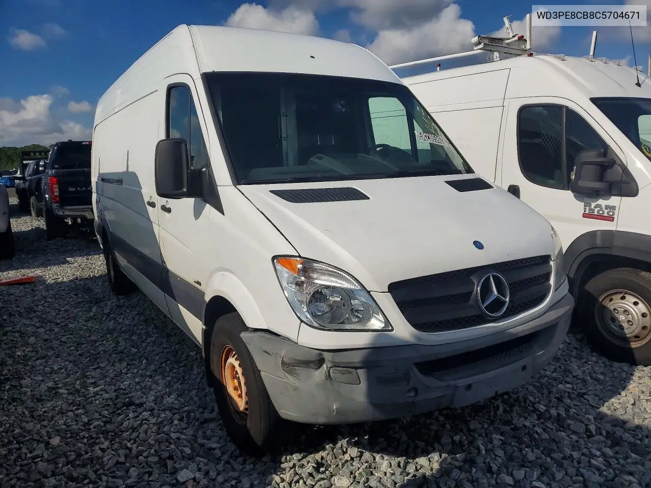 2012 Mercedes-Benz Sprinter 2500 VIN: WD3PE8CB8C5704671 Lot: 58230586