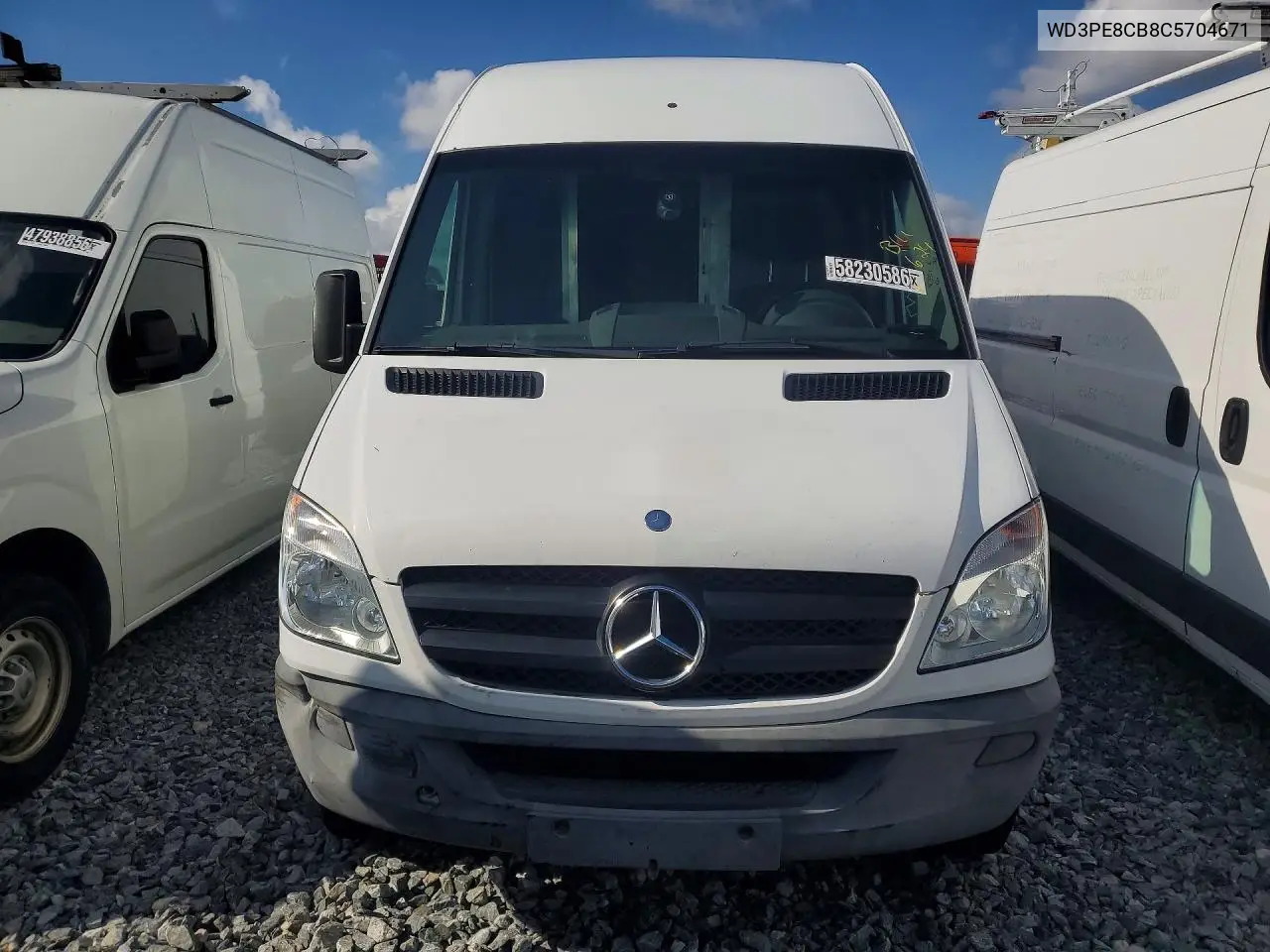 2012 Mercedes-Benz Sprinter 2500 VIN: WD3PE8CB8C5704671 Lot: 58230586