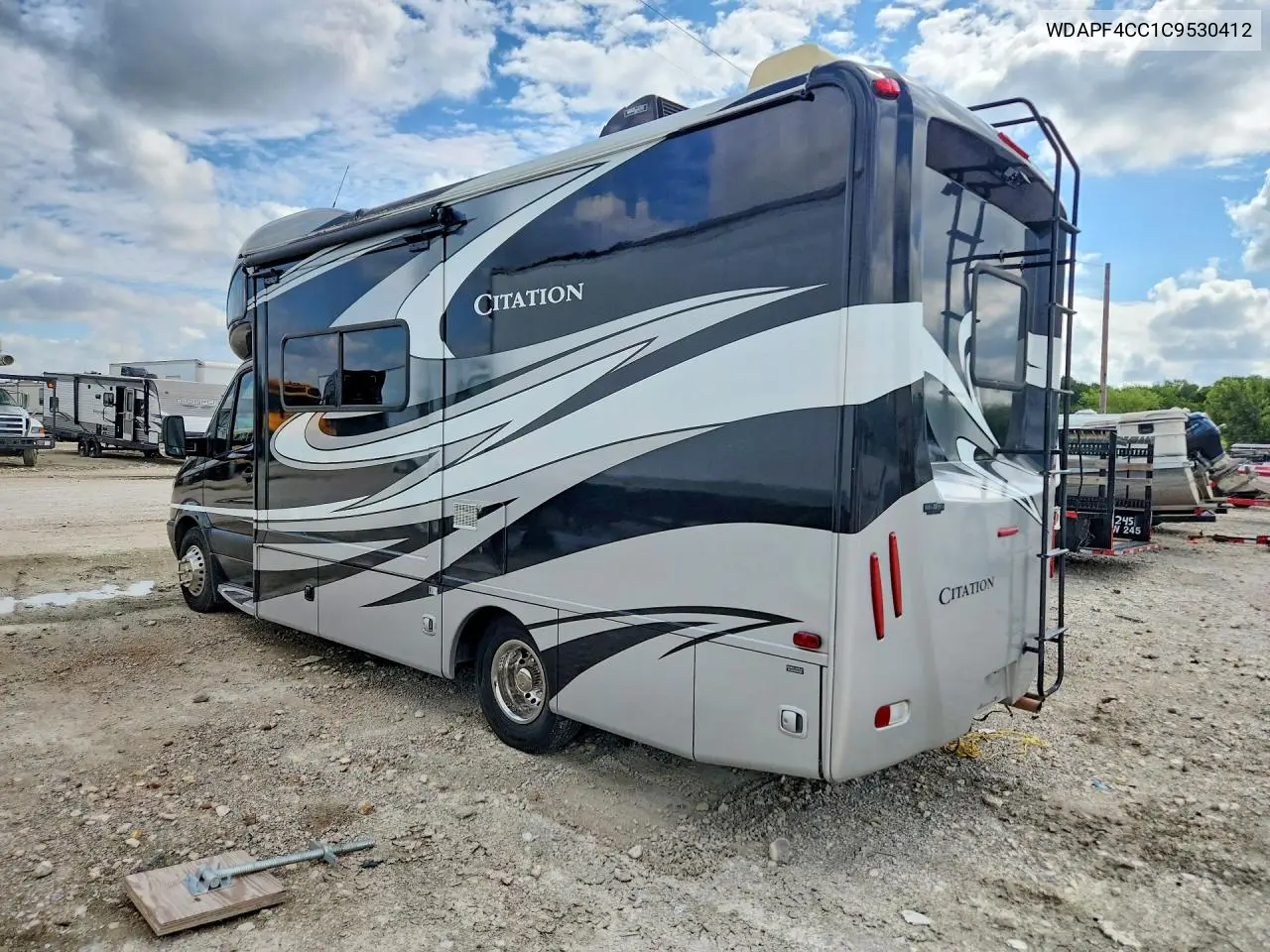2012 Mercedes-Benz Sprinter Rv VIN: WDAPF4CC1C9530412 Lot: 58612696