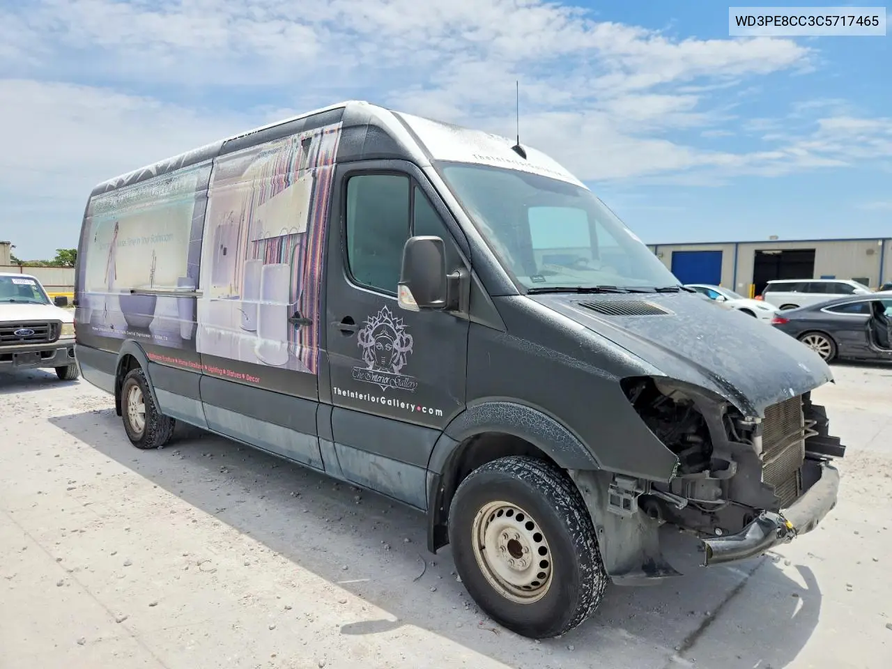 2012 Mercedes-Benz Sprinter 2500 Delivery Van VIN: WD3PE8CC3C5717465 Lot: 58629736